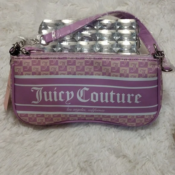 Juicy Couture Violet Tulle Shoulder Bag ✨ 🆕 - Picture 2 of 12